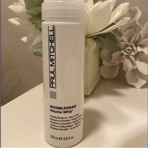 New Paul Mitchell Invisiblewear Volume Whip Hair Mousse Natural Hold 6.8 oz
